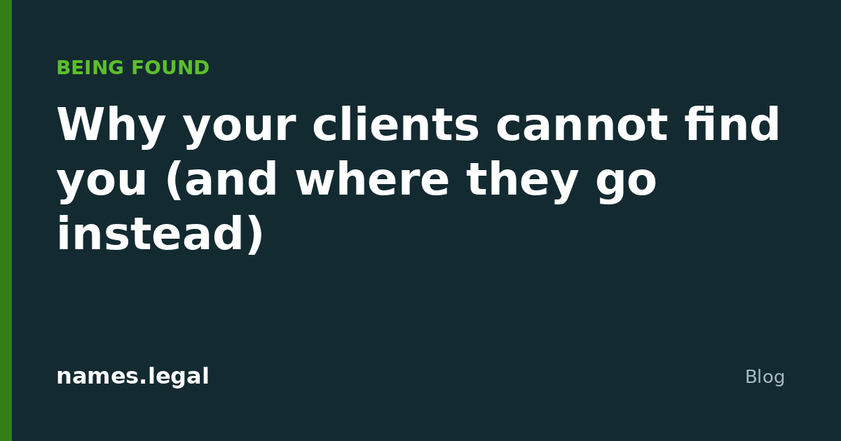 Porque é que os seus clientes não o encontram (e para onde vão em vez disso)